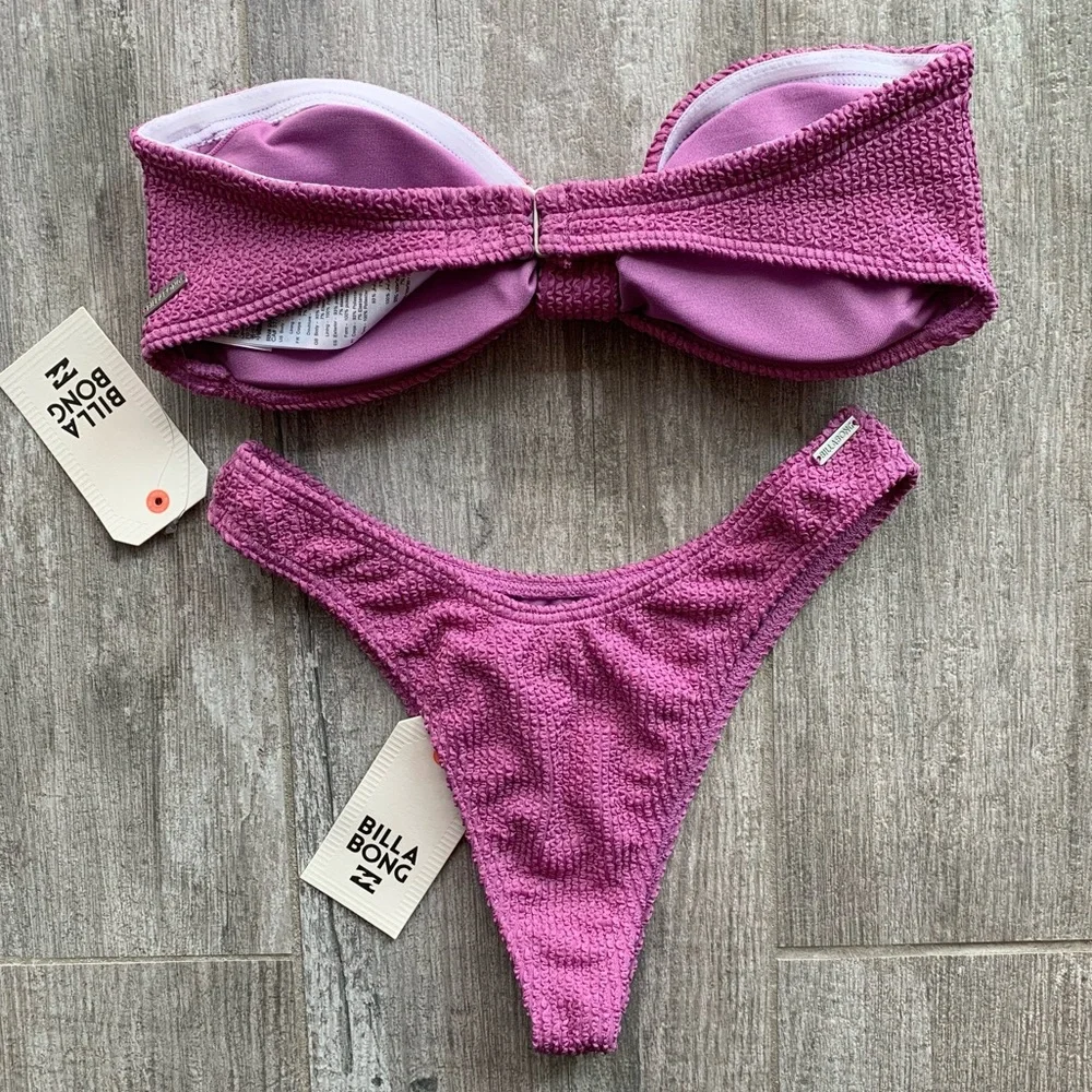 🔥🔥BILLABONG - SUMMER HIGH BANDEAU HIKE SET🔥🔥 - Picture 7 of 8